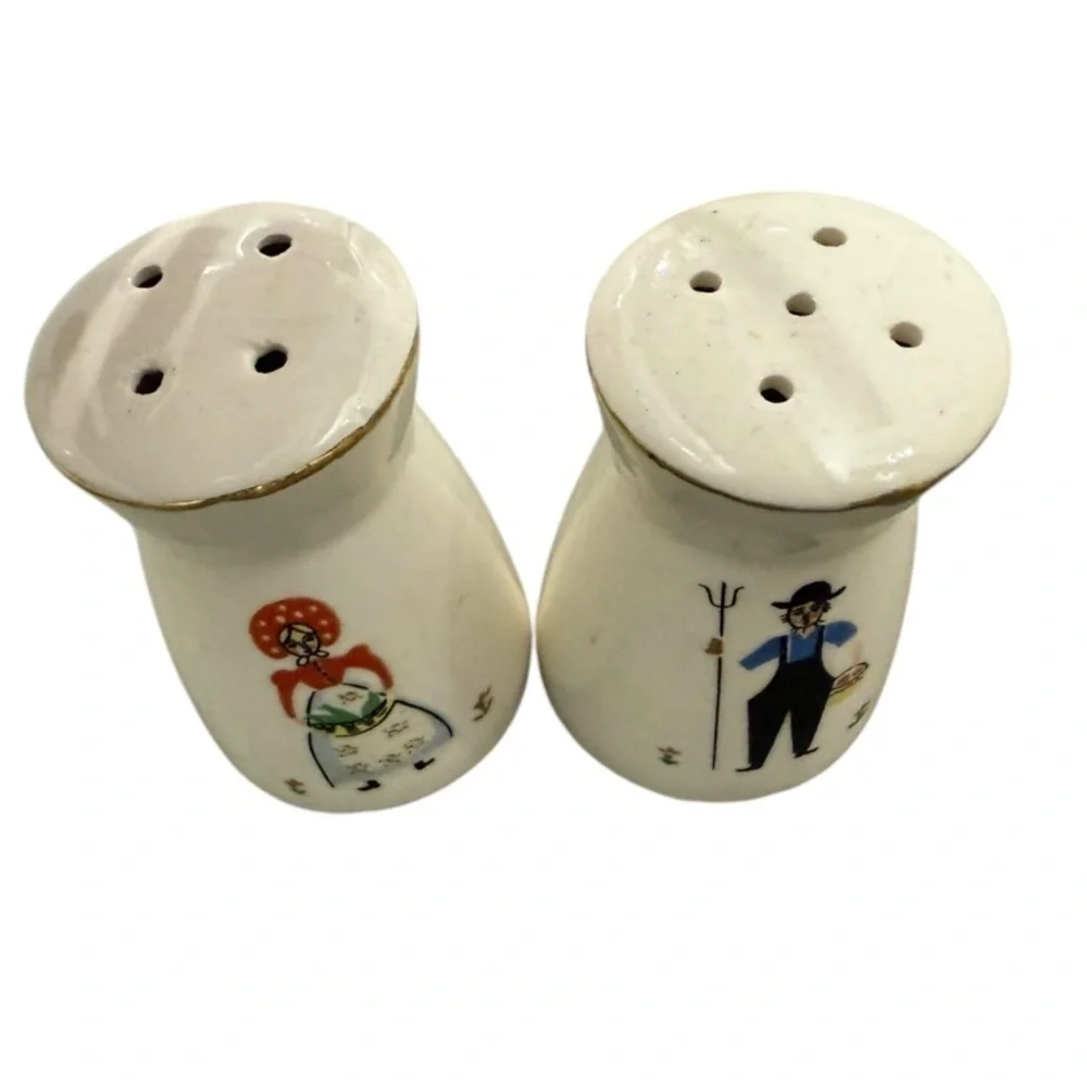 VTG PENN DUTCH spice and oil set by Royal Sealy Japan retro Ceramic Kitchen jars